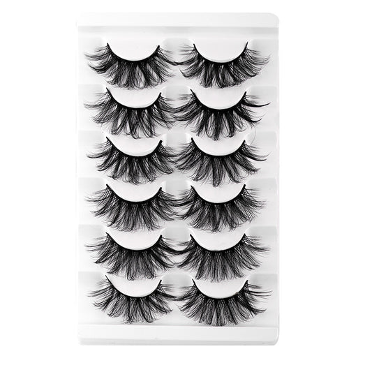 Thick high imitation mink fur false eyelashes natural curl eyelashes