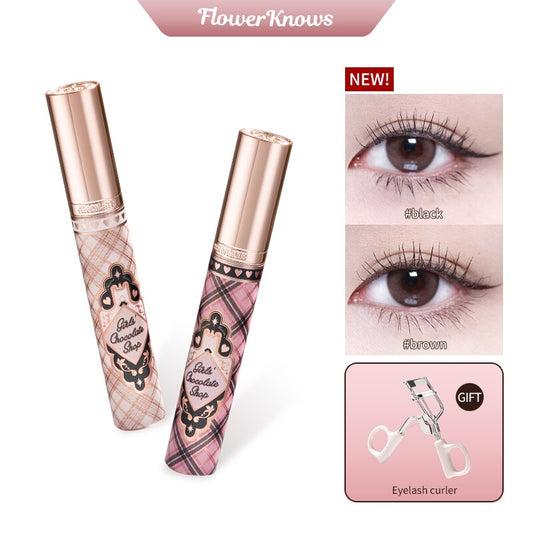 Flower Knows Chocolate Wonder-Shop Mascara 3.5ml Eyelash Lengthening Mascara Waterproof Beauty Makeup